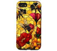 Golden Honey Bees and Poppy Design Case for iPhone SE (2020) / 7 / 8
