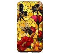 Golden Honey Bees and Poppy Design Case for iPhone XS Max
