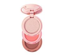 Golden Hour & Coral Flush & Bronze Shadow 3 in 1 Contour, Highlight and Blush Palette with Mirror, Matte Shimmer Powder Makeup Face Palette, Blendable Travel Friendly Cruelty Free