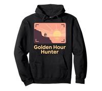 Golden Hour Hunter Travel Photography Golden Light Gift Pullover Hoodie