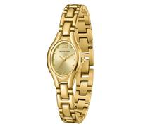 GOLDEN HOUR Small Oval Classic Ladies Watches, Analog Quartz Gold Tone Vintage Waterproof Fashion Casual Women's Watch with Stainless Steel Bracelet Wrist Watches for Female Girls