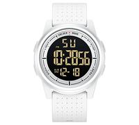 GOLDEN HOUR Ultra-Thin Minimalist Sports Waterproof Digital Watches Men with Wide-Angle Display Rubber Strap Wrist Watch for Men Women