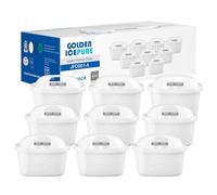 Golden ICEPICE Water Filter Cartridges Replacement for Brita Maxtr Pro Maxtra Plus Compatible with Marella Jug Kettle & Tank - TÜV SÜD & NSF Certified, Reduce PFAS PFOA & Chlorine - 9 Pack
