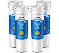 Golden ICEPURE 836848 Replacement for Fisher & Paykel 836860, E522B, PS2067635, RF90A180DU, EFF-6017A, E402B, E442B, SUPCO, WF296, RWF2400A NSF Certified Refrigerator Water Filter 4Pack