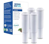 GOLDEN ICEPURE Coffee Machines Water Filter Compatible with Jura White 60209 68739 62911, Including Various Nespresso Models,4pieces