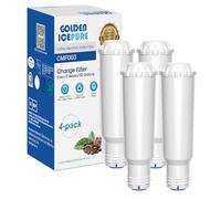 GOLDEN ICEPURE Coffee Machines Water Filter Replacement for Melitta Water Filter Cartridge, Compatible with Krups F088 Pro Aqua, Fits Nivona, Bosch, Siemens, AEG Coffee Makers, 4 Pack