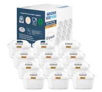GOLDEN ICEPURE Hard Water Specialist Filter Cartridges, Upgraded for Brita Maxtr Pro Plus Marella Jug Kettle, Enhanced Scale Reduction & PFAS Removal, TÜV SÜD & NSF Certified (12-Pack)