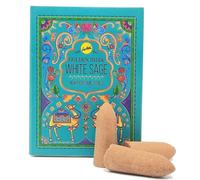 Golden India White Sage High Perfume Backflow Incense Cones