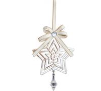 Golden Iron Christmas Ornaments Snowflake Deer Star Tree Hanging Decor