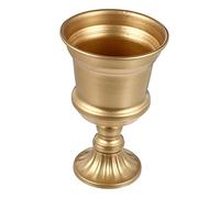 Golden Iron Metal Flower Vase for Flowers and Plants Home Display