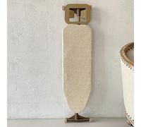 Golden Ironing Board, Compact Foldable Ironing Table for Laundry Room, 7 Adjustable Height Levels with Safety Lock, Extra Thick Cotton Pad & Iron Rest, Space Saving(E)