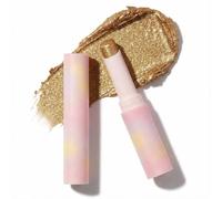Golden Jelly Shimmer Eyeshadow Stick - Cream Glitter Eye Shadow Pencil, Longwear Buildable Glow, Smooth Twist-Up Formula for Under Eye Brightening & Multi-Use Highlight (Golden Girl)