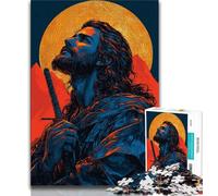 Golden Jesus JigsawPuzzle 1000 Pieces for Adults,Family Game Stress Reliever Difficult Challenge Great Gifts And Toys (75x50cm)