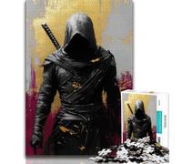 Golden Knights Puzzles 1000 Pieces for Teenagers,Challenging Game And Family Play with Fully Interlocking Randomly Shaped Pieces 75x50cm