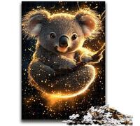 Golden Koala Jigsaw Puzzles for Adults 1000 Piece,Challenging To Complete But Fun And Humorous Unique Home Decor And Gifts (38x26cm)