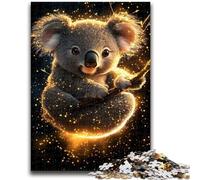 Golden Koala Jigsaw Puzzles for Adults 1000 Piece,Help The Brain Exercise Addictive Toys to Cultivate Patience Parent-child Interaction (50x75cm)