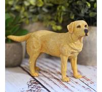 Golden Labrador Dog Resin Statue | Home Garden Ornament Puppy Animal Pet Gift
