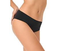 GOLDEN LADY Seamless Microfiber Briefs, Black, M