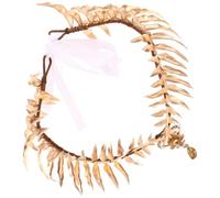 Golden Leaves Headband Crystal Resin Hair Accessory for Weddings | Fashionable Delicate Style, Lightweight Comfortable Wear, Suitable for Birthdays, Family Members and Female Friends