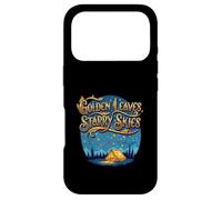 Golden Leaves Starry Skies Autumn Camping Case for iPhone 17 Pro