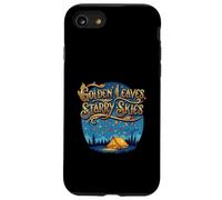 Golden Leaves Starry Skies Autumn Camping Case for iPhone SE (2020) / 7/8