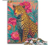 Golden Leopard Adult Jigsaw Puzzles 2000 Pieces, for Age 14+ Game Wall Decoration Unique Gifts for Birthday And Christmas (70x100cm)