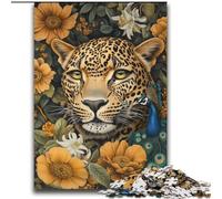 Golden Leopard Jigsaw Puzzles for Teenagers 2000 Pieces, Toys Educational Games Stress Relieving Unique Birthday And Gifts (70x100cm)