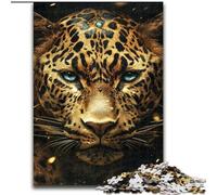 Golden Leopard Jigsaws 1000 Pieces for Teenagers, Challenging Game And Family Play Educational Game for Birthday, Chrismas (50x75cm)