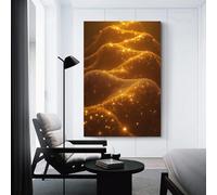 Golden Light Net Artistic Wall Art Painting The Picture of Animal Print On Canvas Artwork Pictures For Home Living Room Modern Decor Decoration 20x30inch(50x75cm)