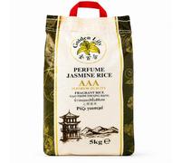 Golden Lily Perfume Jasmine Rice AAA Superior Quality 5kg - Thai Fragrant Jasmine Rice, Premium White Rice, Long Grain Jasmine Rice for Everyday Meals
