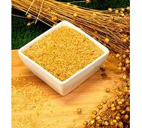 Golden Linseeds/Flaxseeds 1kg - Whole Yellow Linseed Flaxseed Unmilled Raw Vegan PURIMA - 1 kg BULK Packaging
