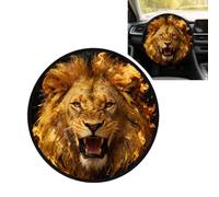 Golden Lion Roar Steering Wheel Cover-Sun Shade Heat Auto