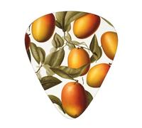 Golden mangoGuitar Picks, 12-Piece Pattern Set, Three Different Thicknesses for Acoustic Electric Guitar and Other Instruments