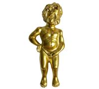 Golden Manneken PIS Brussels Belgium Fridge Magnet Travel Souvenir 3D Decoration Magnetic Sticker Craft