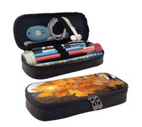 Golden maple leaves under the sunshine Double sided printed pencil case