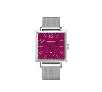 GOLDEN MAPLE Women‘s Watch Swiss Quartz Movement Watch for Women Square Watch, Rose red