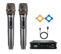 GOLDEN MARS Wireless Microphone Karaoke System for TV and AUX Speaker