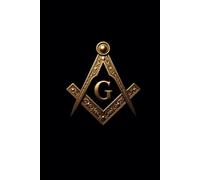 Golden Masonic Symbol Notebook: A Minimalist Black Journal for Freemasons, Symbolism Lovers, and Deep Thinkers