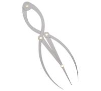 Golden Mean Caliper Golden Ratio Caliper 3-Point Positioning Eyebrow Ruler for Tattoo Makeup Salon