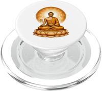 Golden Medicine Buddha Vintage Sepia Tibetan Buddhist Deity PopSockets PopGrip for MagSafe