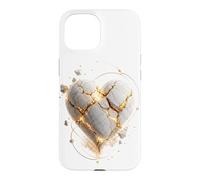 Golden Mended Heart Resilience, Strength, Love, Self Worth Case for iPhone 15