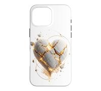 Golden Mended Heart Resilience, Strength, Love, Self Worth Case for iPhone 16 Pro Max