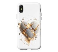 Golden Mended Heart Resilience, Strength, Love, Self Worth Case for iPhone X/XS