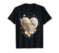 Golden Mended Heart Resilience, Strength, Love, Self Worth T-Shirt