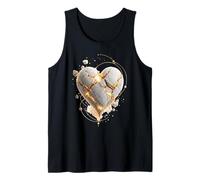 Golden Mended Heart Resilience, Strength, Love, Self Worth Tank Top