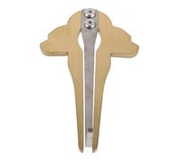 Golden Metal Mouth Harp 9.50x5.70x2.70cm Handcrafted for Adults