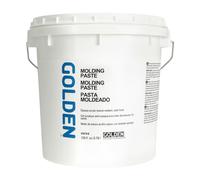 Golden : Molding Paste 3.78Litre : Ship by Road Only | Artist grade texture medium; builds texture, retains peaks and tool marks. Semi-Opaque