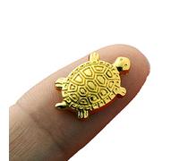 Golden Money Turtle,Metal Feng Shui Money Tortoise,Feng Shui Turtle Statue,Tiny Statue Tortoise,Meaning Fortune, Wealth, Lucky