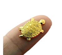 Golden Money Turtle,Metal Feng Shui Money Tortoise,Feng Shui Turtle Statue,Tiny Statue Tortoise,Meaning Fortune, Wealth, Lucky