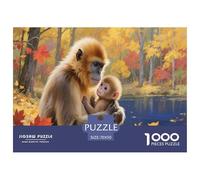 Golden Monkey 1000 Pieces Premium Jigsaw Age 14+ for Adults Cool Collage Effect, Fun Details, Educational, Challenging 70x50cm/1000pcs